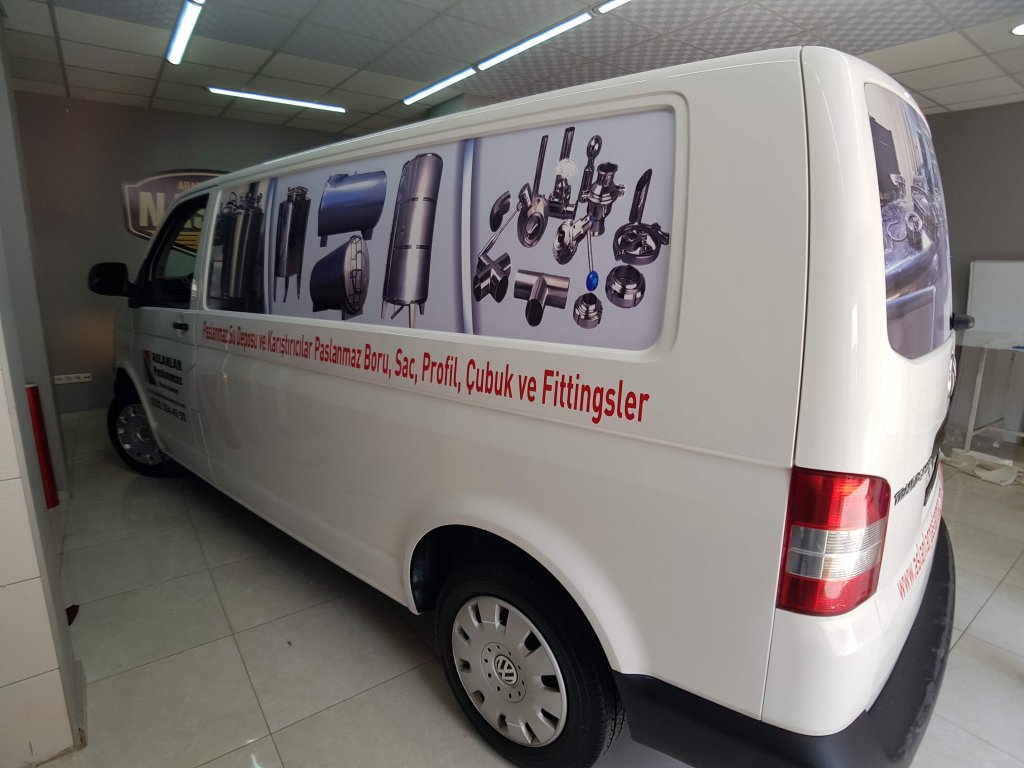 Transporter Reklam Kaplama ticari araç kaplama, araç reklam kaplama, araç folyo kaplama