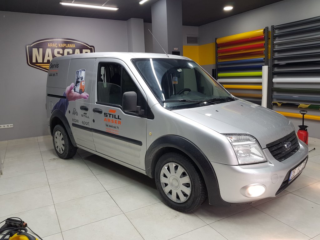 Ford Connect Reklam Kaplama filo araç kaplama, filo kaplama, still forklift, araç kaplama, reklam kaplama